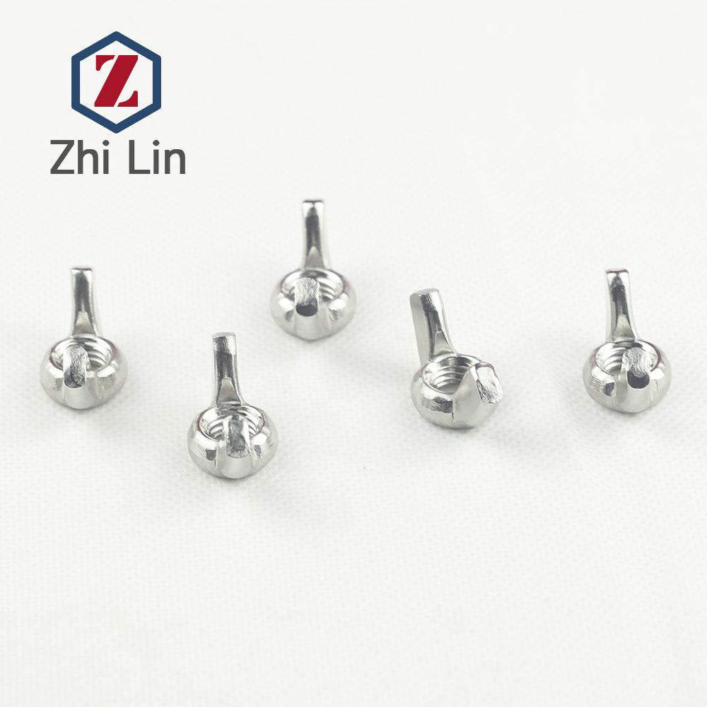 不锈21蝶形螺母冷镦蝶形螺帽D1IN3140手钢拧螺母M3~M4