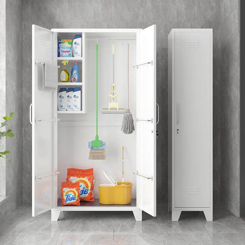 不锈钢帚清洁柜卫AR-保洁具生拖把保用洁工柜家阳台杂物教室扫收,商业/办公家具,办公储物柜,淘宝优惠券,粉丝福利购,淘宝优惠卷