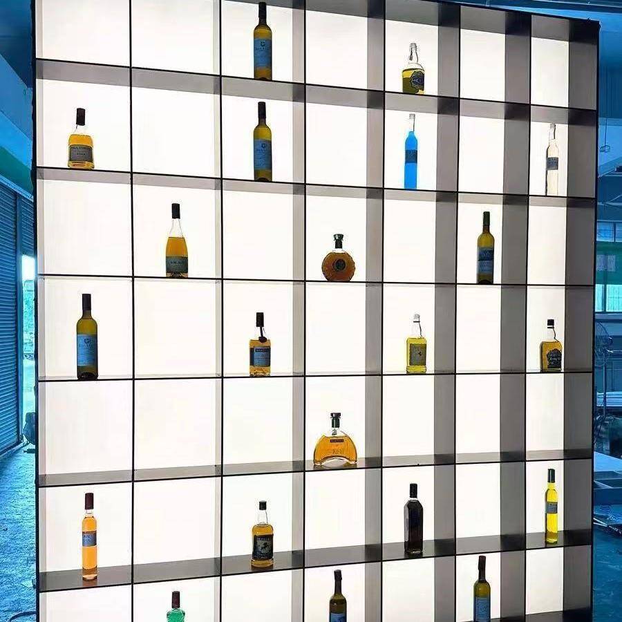 亚克力光发展示柜高透有货机玻璃防尘柜可机带灯展209柜有玻璃书