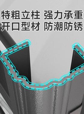 上下工铺钢制床加厚双层床44370学生舍地床铁艺高铁架床加宿高护