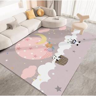 卡儿通皮革地垫可擦脚洗免洗P防U水防油防滑垫LTD客厅卧室童房地