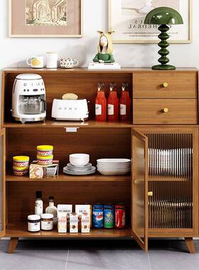 餐边柜橱柜厨碗柜家用置物储物柜客厅靠26586墙柜子茶水多功能房