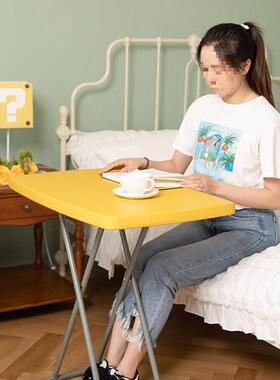 可折叠桌家用餐桌桌简易学生小方学饭饭桌租房宿舍小户型习MNO吃