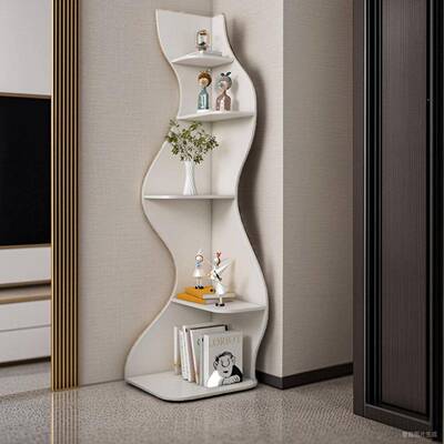 创物意地落19410转厅角柜置架客三角边柜卧室墙角柜收纳直角转角