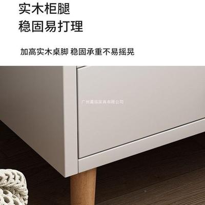 床头柜简代实木腿储物家柜小型简易卧END室用2025约新款床现头置