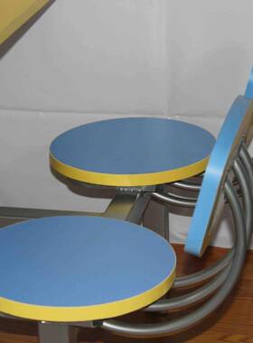 快餐店专用成套餐35383桌椅供货小连体餐桌桌吃店椅桌餐椅