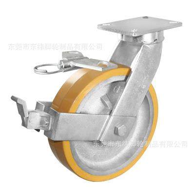 LHZ生产龙门万向带刹钢车脚轮模板机器设备轮架酯重型聚氨PU轮轮,包装,五金配件包装,淘宝优惠券,粉丝福利购,淘宝优惠卷