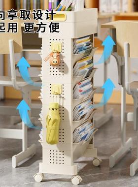 书收包置本物架可移动多层放桌边纳下书桌桌面侧边书架93520小推