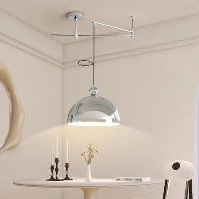 2QOO025年新款摇臂厅吊灯可移位灯具山中吧台餐桌饭厅餐灯可移动