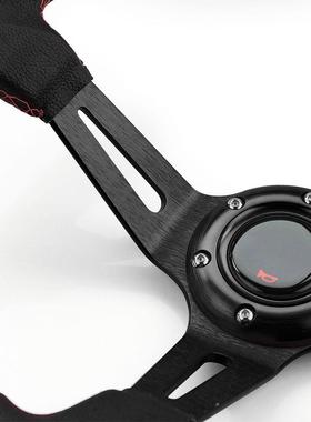 RAST汽车改性装个改装仿竞技车四P季方向盘14英赛寸5cmSTW002手缝