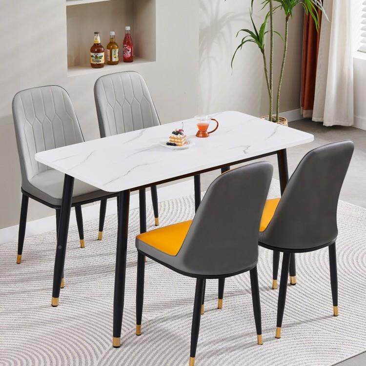 6小0*60膜钢化桌具面餐桌现代简JNF约家单人方桌租房家用卧室办公