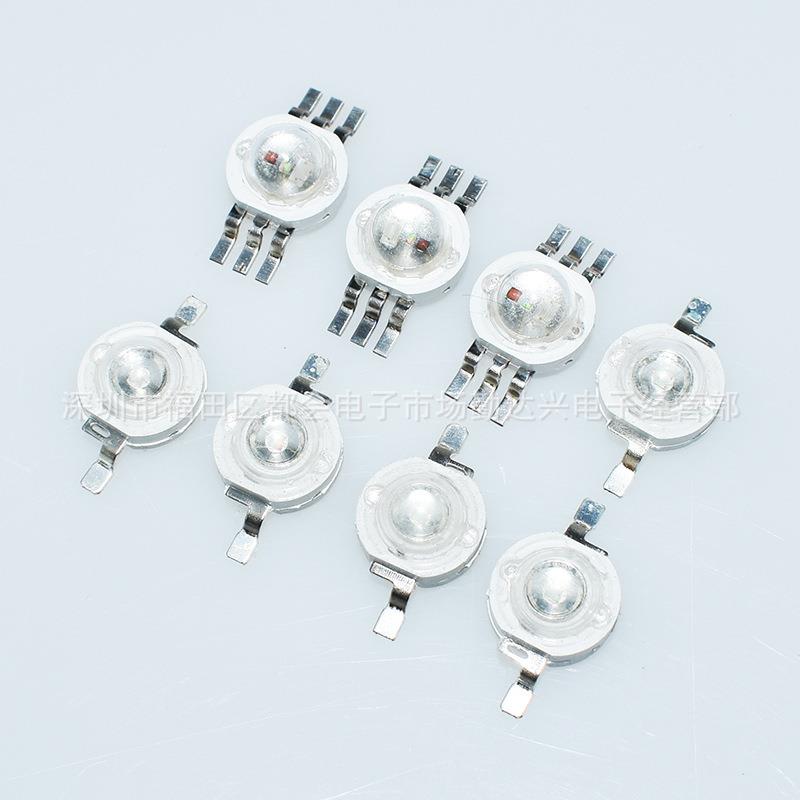 1W大功珠率395nXWVm紫光ed灯UV紫外灯30MIL灭灯固蚊化仿流明l灯珠