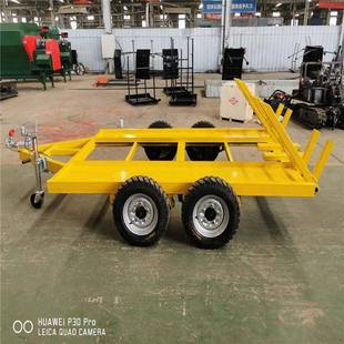 周轮微1632挖用牵引平板拖车四拖货物转板车拖运平板车支持各种规