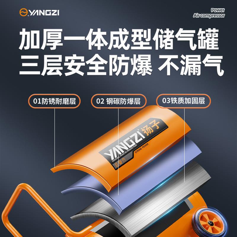 Xdd空压机型2CfT5QkXB20v大率无功油静音携木工气便泵小高压打气