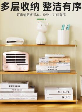 F77MM67S桌面书架置物架阅书柜书桌上收纳儿童架读室办公桌家用简