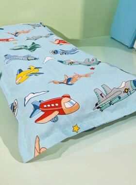 儿童加长薄款枕头双芯长亲子卡人通可爱小孩低一体90927枕不变形