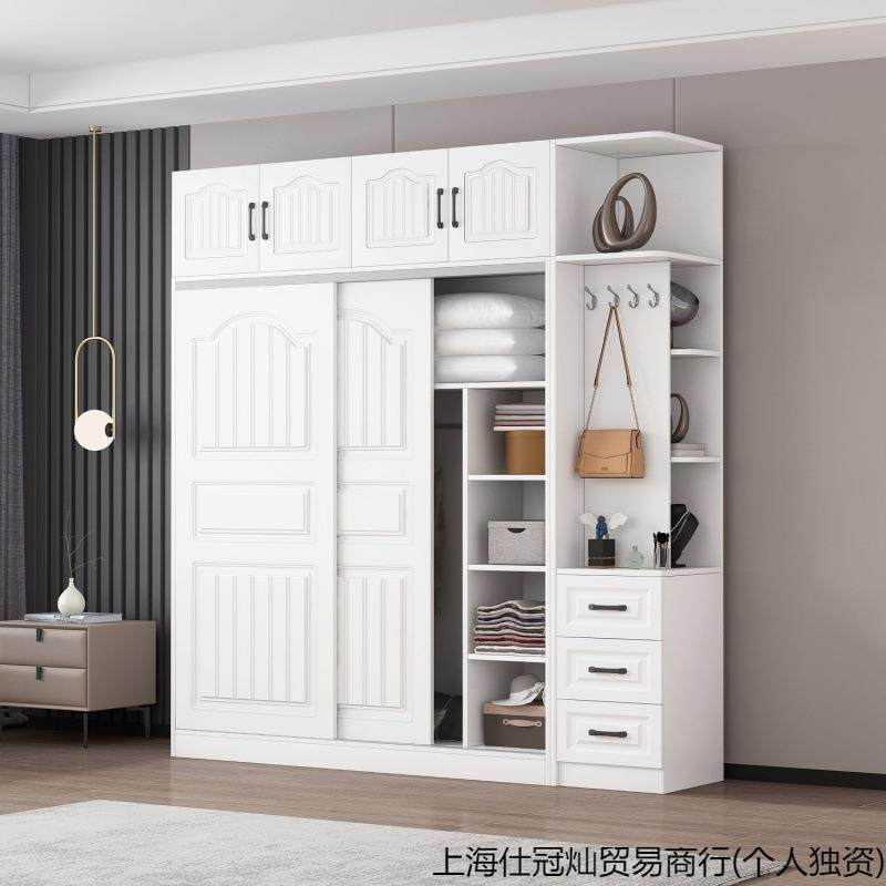 实木欧式推拉门衣柜家用卧室移门收纳柜简易经济实木衣柜直销,纺织面料/辅料/配套,纺织机械配件,淘宝优惠券,粉丝福利购,淘宝优惠卷