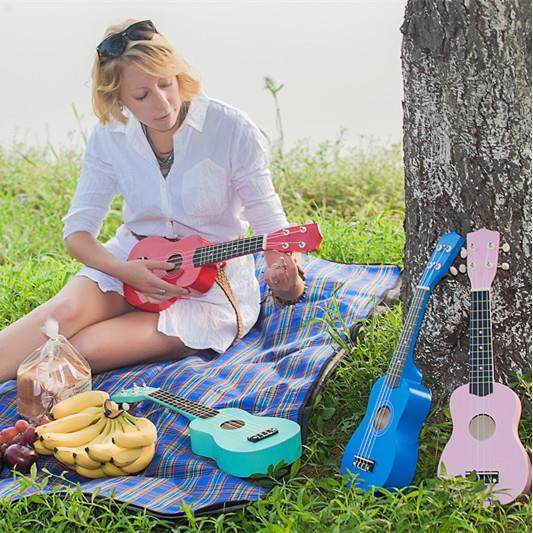 21寸尤克里里Ukulele乌克丽丽夏威夷四弦琴小吉他直销