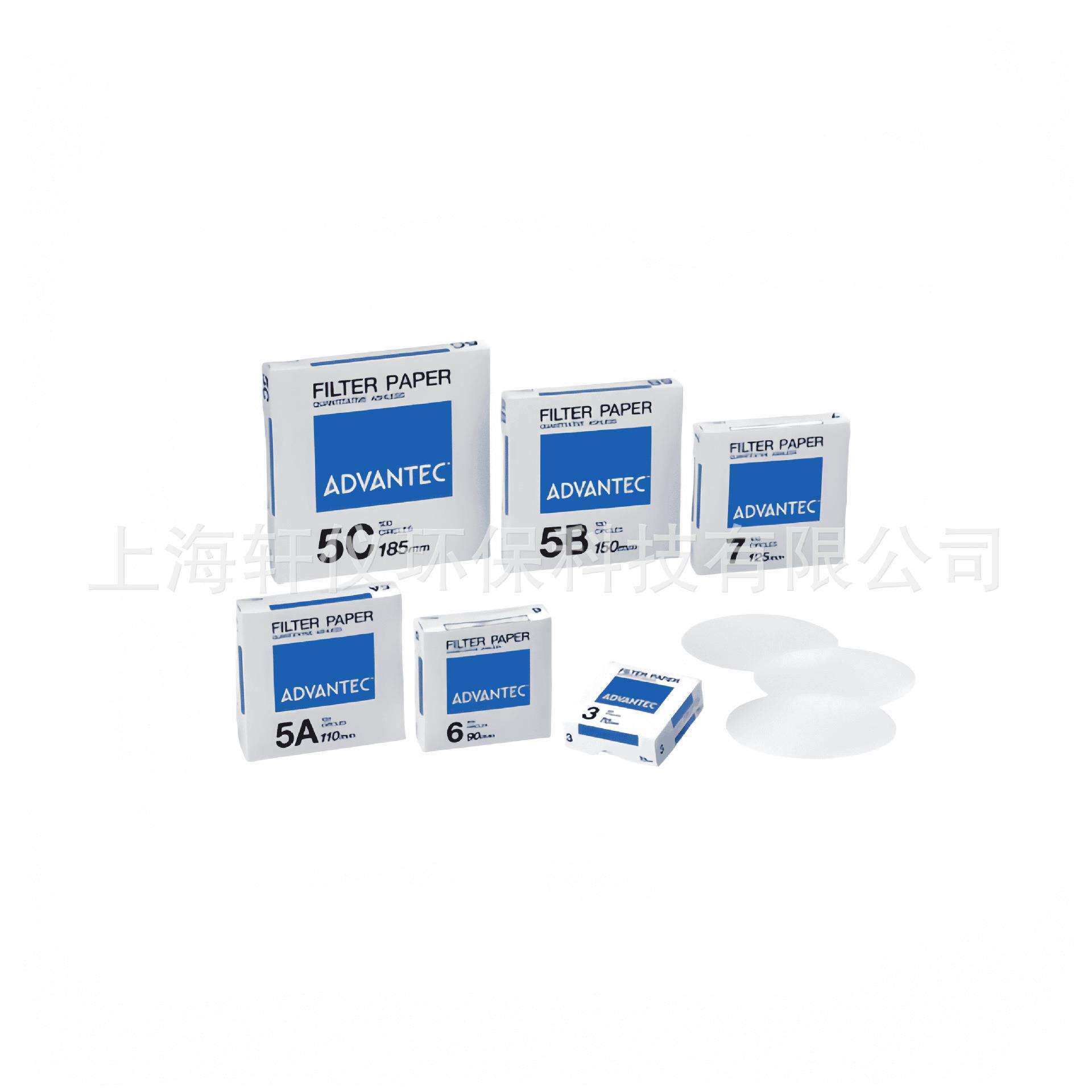 00101600直径101/600mmAdvabtec东洋保留大颗粒定性滤纸100张/盒