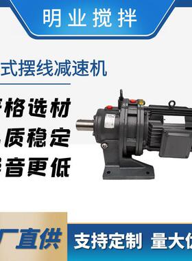 工厂BWD卧式单极摆线减速机行星国标铜芯电机摆线减速器齿轮