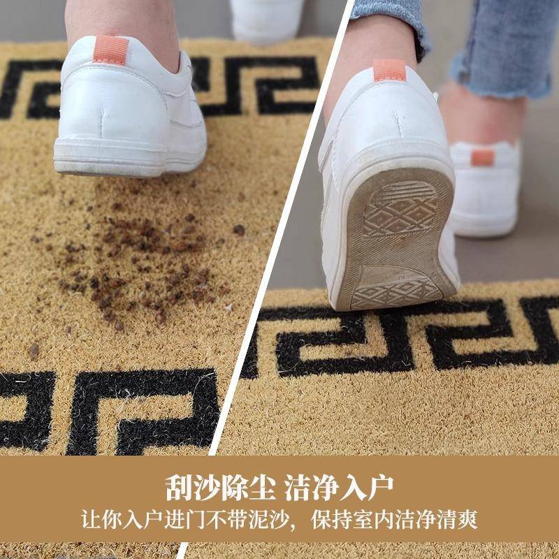 印度天然环保250516xx椰棕地门垫门进入蹭脚门垫家用门厅室外口除