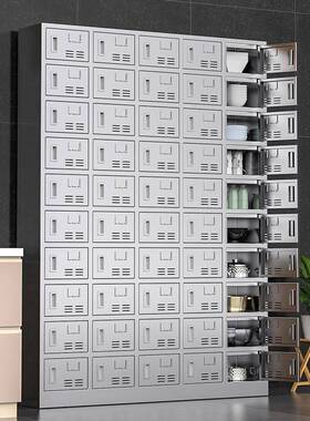 304不锈钢食学堂碗柜锁校工厂专用餐柜员工餐盘柜多门带92716储物