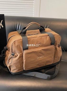 提便可扩展旅行大容量轻短途出差行李袋单肩包收纳YUK手包折叠健