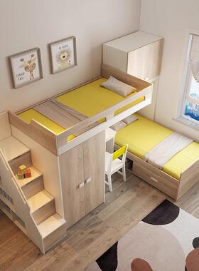 榻榻米儿错NSP型上下床多功能组合子母交错式高低床双位层上童下