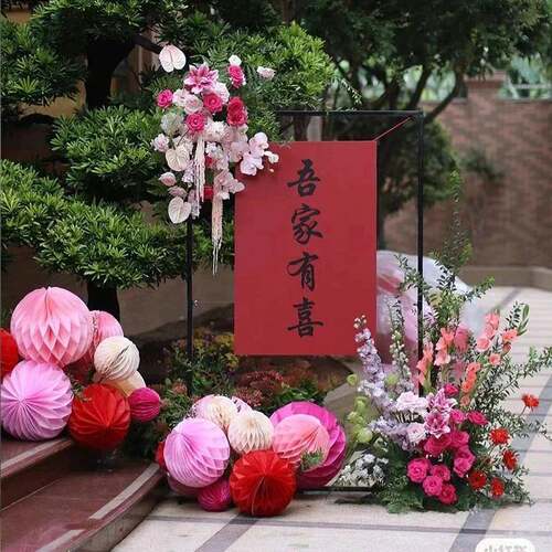 婚庆新款铁RBD引几何路屏风婚长方框简易礼艺舞台装饰背景架背景