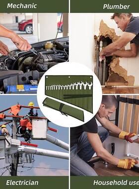 跨境加厚两用扳子手套件梅花装手组套开口梅73206花汽修维修扳扳