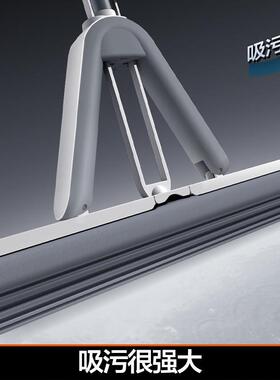 2025胶新款胶棉吸水懒人海绵拖把55905家用头拖棉布地大卫免一拖