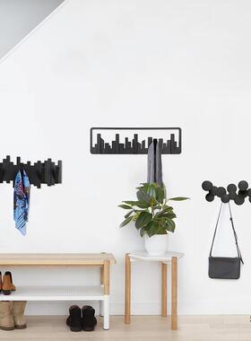 挂衣架琴键挂钩钢创意39562上墙壁挂衣钩入户门进口门玄关衣帽架