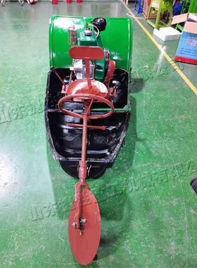 小型机耕船17531大积水备田耕作设各地型水面机田耕种滚船机械设