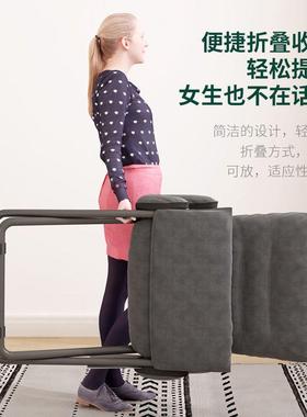 懒人沙阳发靠背躺学椅生舍43810电脑椅家用卧室宿单人小沙发台折