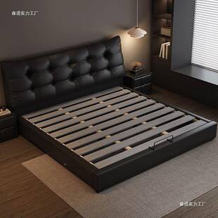 大黑熊QIX双人1.8x2米现代网红简约轻1奢.5米软主包床卧大床新款