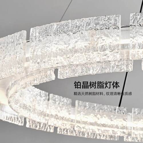 意极简树客脂厅吊式灯现代D2019简约全师铜新款设计创意高端大厅