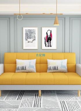 折科技小布沙发床一体两用极简文艺59290叠客卧可室简易出租屋用