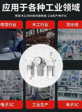 油水气分燥离器水28835气过滤器带自动排水气干器空压机泵空气源