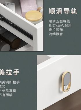 柜新款室梳妆台27374轻奢加妆厚卧简约小户型化桌书桌收纳储物一