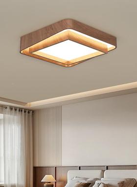ED吸道顶复古灯木纹色圆形方块卧室灯过走廊阳台灯MTML智能中山灯