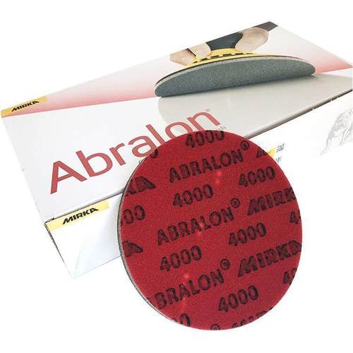 摩卡6寸圆5盘磨海绵砂纸10AL-53885m精m500目4000目圆形背绒打磨