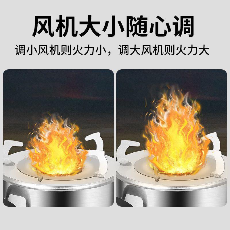 新户ASL火外野柴炉农村家用木材气款化炉无烟猛火取暖营便携灶