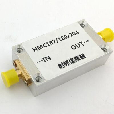 射频倍频器HC8HMC189H7MC2041带铝YQS合金外壳屏蔽0.M8-8GHZ