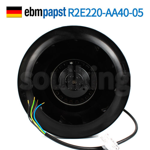 德国ebmpapst风机R2E220-AA40-05 230V 0.38/0.40A 涡轮离心风机