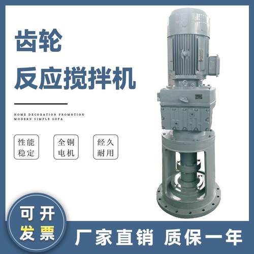 立式齿轮搅拌机RF147硬齿面斜齿轮减速机化工污水用搅拌器