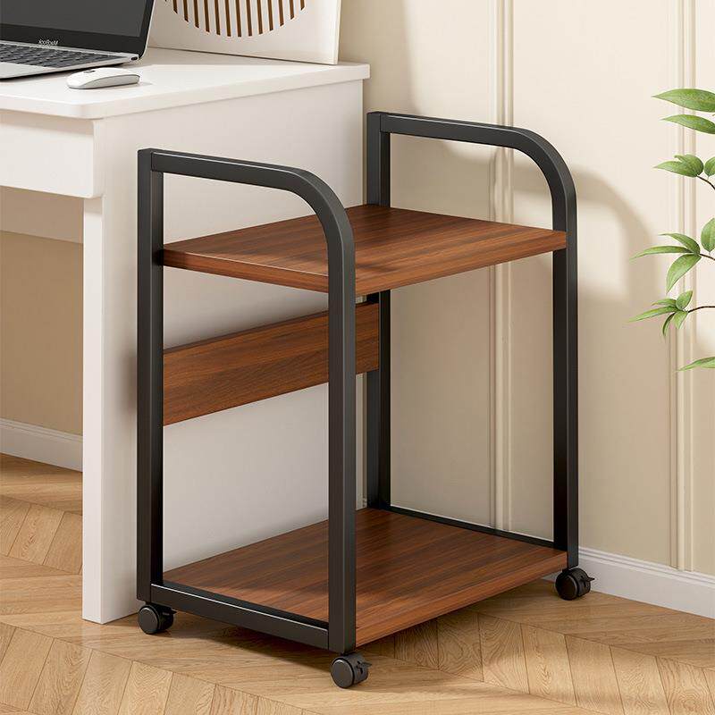 打印机置物架落地主机箱托架家用多层收纳架子办公室复印机放置柜