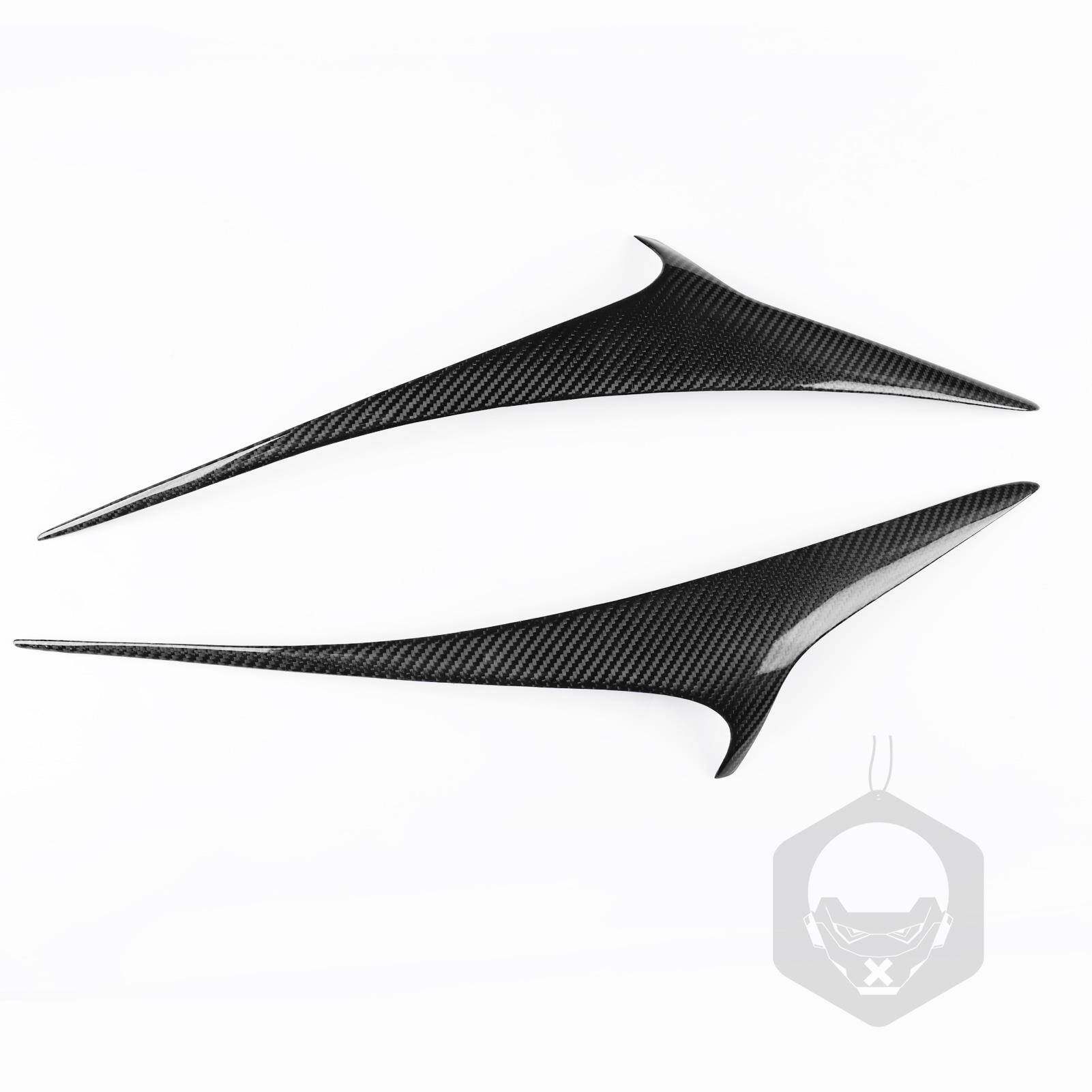 适用于起亚KIA斯J格K8stinger2018+MS碳纤维汽车改装灯眉装饰条