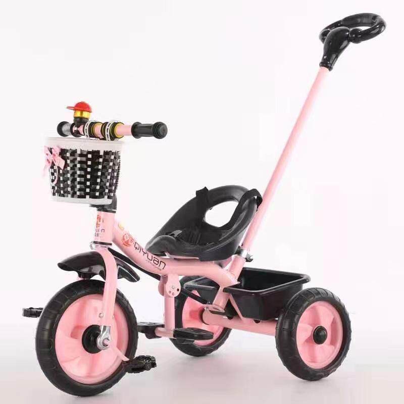 儿童三轮车婴儿童车男女宝宝可躺车幼童可折叠脚踏车溜娃玩具推车