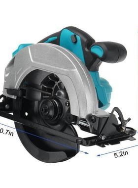 锂电电提锯7寸木工电充锯电式手66215电动手电锯切割圆机