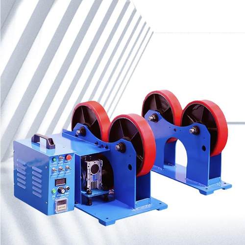 一吨焊接滚架轮轮自动焊接变机小型管子圆筒YHU法兰管位道切割滚